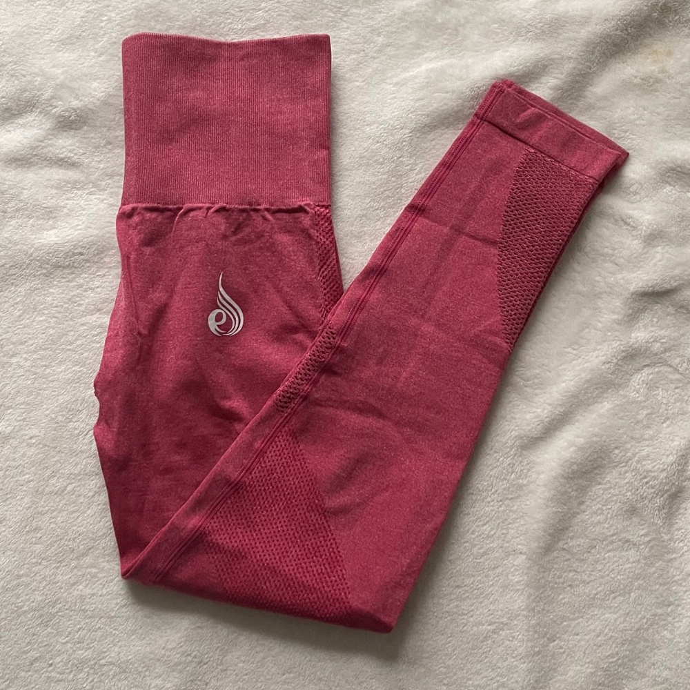 Ryderwear Seamless High Waisted Leggings Coral/Pink (XS)